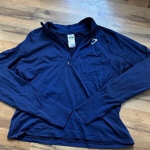 Gymshark Vital Indigo Half Zip